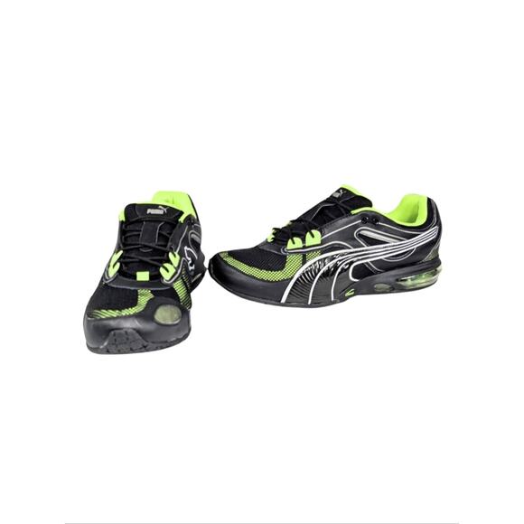 Puma Cell Sorai Men\'s 12 Black Neon Green Lace Up Running Gym Shoes main image 11